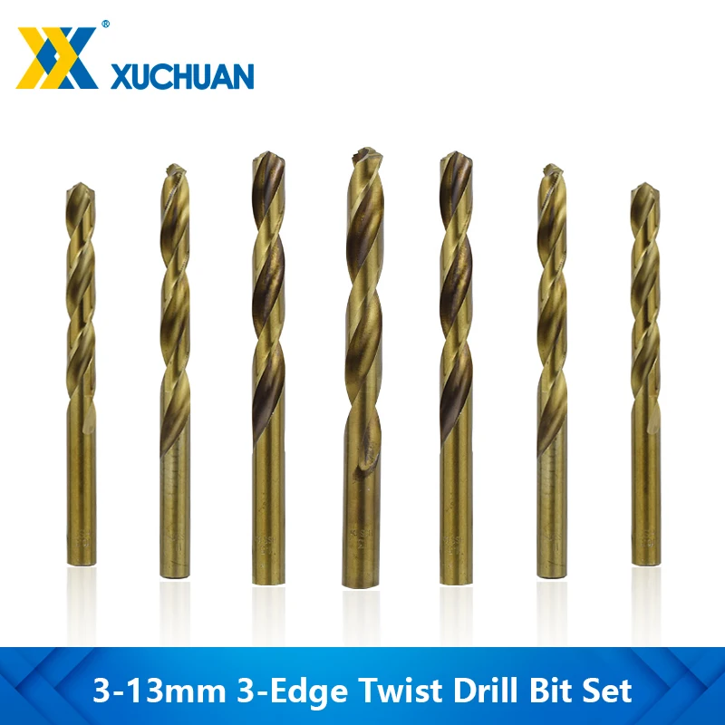 M42 Twist Drill Bit Set 3 Edge Head 8% High Cobalt Drill Bit for Stainless Steel Wood Metal Drilling HSS Hole Drill
M42 Twist Drill Bit Set 3 Edge Head 8% High Cobalt Drill Bit for Stainless Steel Wood Metal Drilling HSS Hole Drill