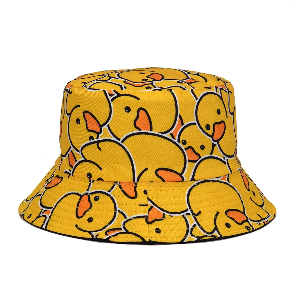 Summer Sun Hat Reversible Yellow Duck Bucket Hat for Men Women Cotton Bob Panama Girls Beach Travel Outdoor Fisherman Hat
Summer Sun Hat Reversible Yellow Duck Bucket Hat for Men Women Cotton Bob Panama Girls Beach Travel Outdoor Fisherman Hat