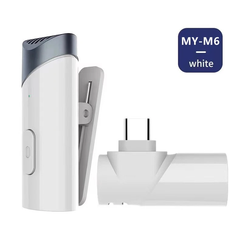 2022 professional MY-M6 Blue tooth mini Recording Wireless Lavalier Microphone System Use to outdoors YouTube Video Recording
2022 professional MY-M6 Blue tooth mini Recording Wireless Lavalier Microphone System Use to outdoors YouTube Video Recording