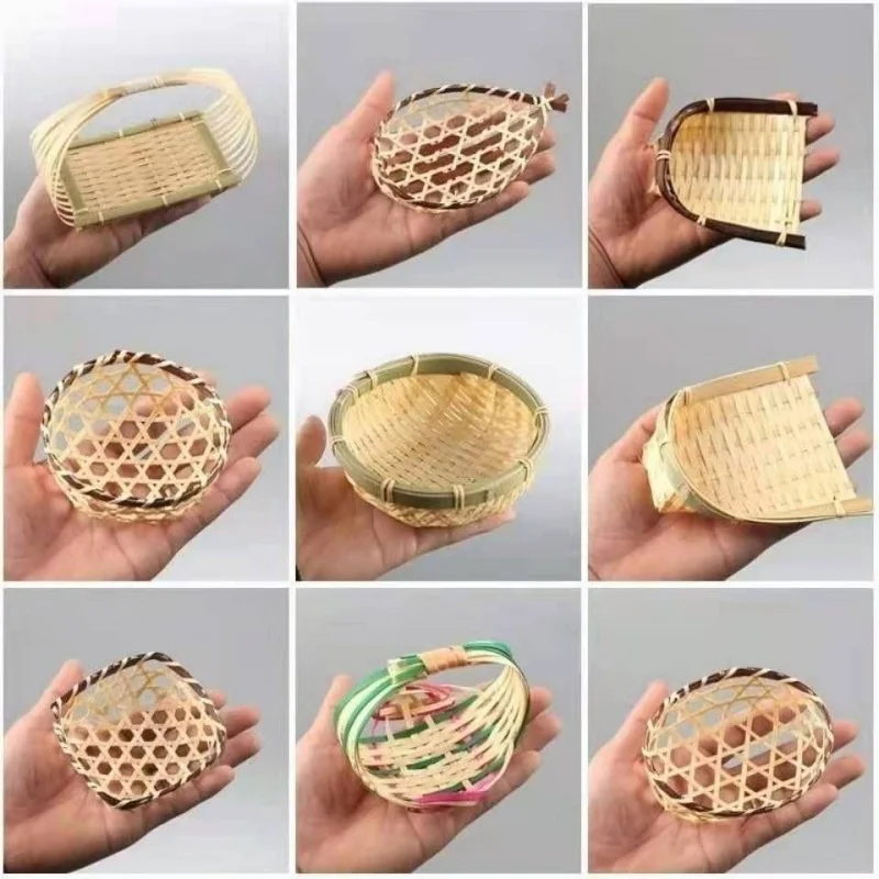 Handmade Bamboo Mini Small Square Bamboo Basket Dustpan Dust Pan Hotel Sushi round Basket Plate Ornament Decorative Basket Woven
Handmade Bamboo Mini Small Square Bamboo Basket Dustpan Dust Pan Hotel Sushi round Basket Plate Ornament Decorative Basket Woven
