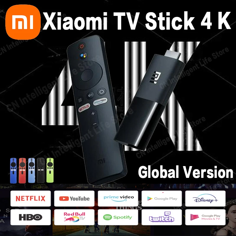 

Global Version Xiaomi Mi TV Stick Android Stick 9.0 Quad Core 1080P DTS HD Decoding 1G RAM 8G ROM Netflix Wifi Google Assistant