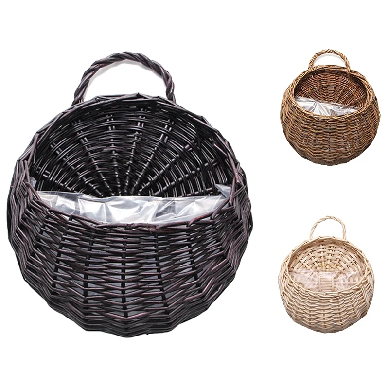 Hand Made Rieten Rotan Vas Muur Decor Opslag Container Mand Voor Tuin 
Hand Made Rieten Rotan Vas Muur Decor Opslag Container Mand Voor Tuin