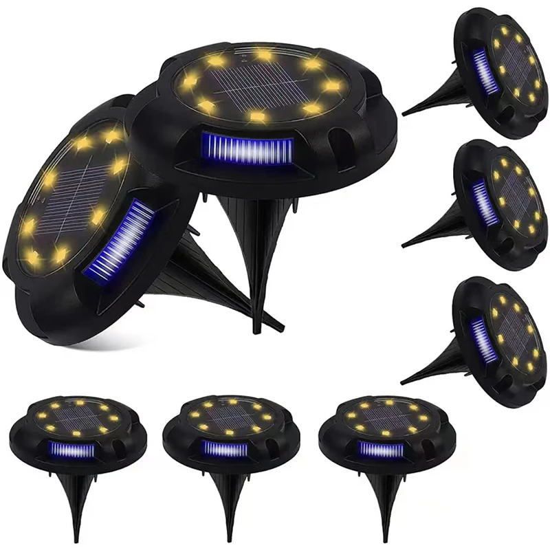 12LED Solar Power Disk Light Outdoor Garden Underground Deck Spotlight Buried Led Lamp Decor 
12LED Solar Power Disk Light Outdoor Garden Underground Deck Spotlight Buried Led Lamp Decor