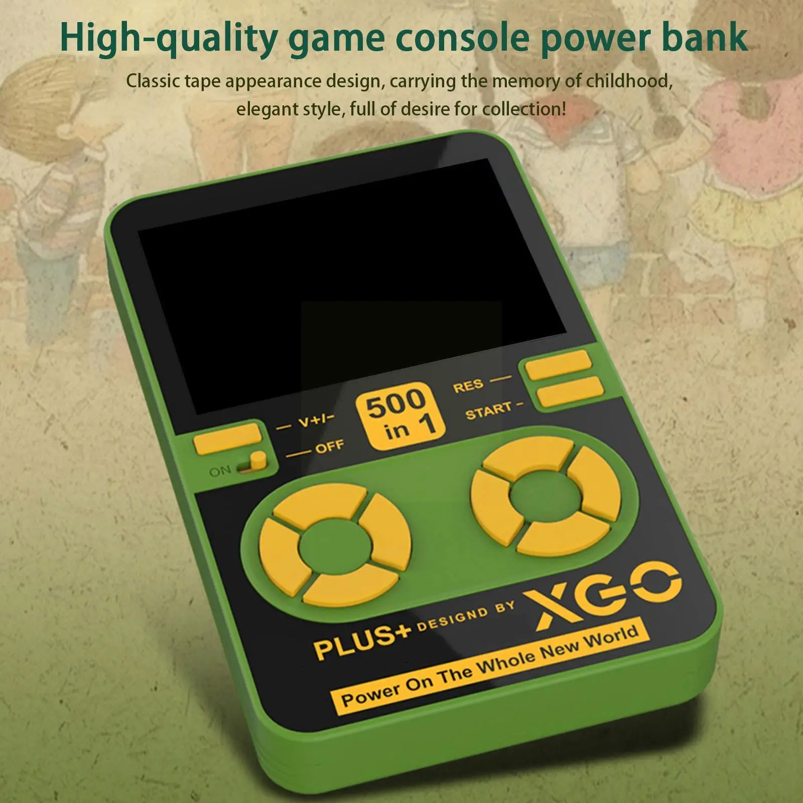 500In1 Retro Video Game Console Handheld 2.4 Inch Portable Power Consolas Accessory Kids 5000mah Player Consola Color Bank M2E6
500In1 Retro Video Game Console Handheld 2.4 Inch Portable Power Consolas Accessory Kids 5000mah Player Consola Color Bank M2E6