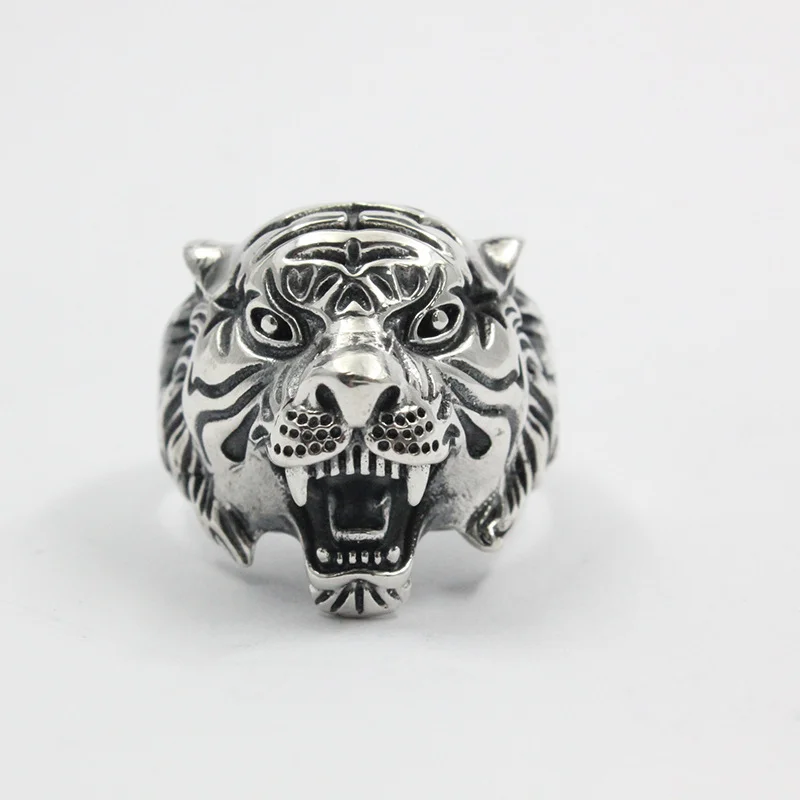 Gothic Angry Tiger Rings for Men Exquisite Hip-Hop Retro Animal Shape Ring Street Fashion Metal Accessories Jewelry Size8-11
Gothic Angry Tiger Rings for Men Exquisite Hip-Hop Retro Animal Shape Ring Street Fashion Metal Accessories Jewelry Size8-11