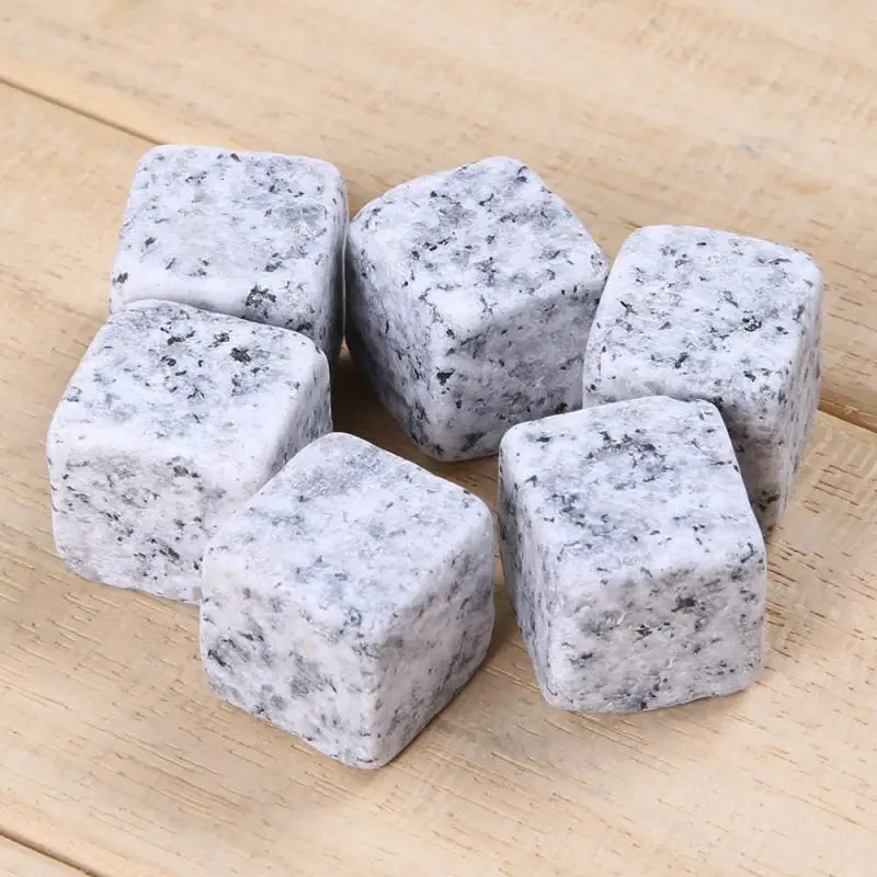 6pcs Granite Pouch Whisky Stone Cubes Glacier Rocks Natural Bulk Cooler For Xmas Barware Houehold Drinking Tool Gifts
6pcs Granite Pouch Whisky Stone Cubes Glacier Rocks Natural Bulk Cooler For Xmas Barware Houehold Drinking Tool Gifts