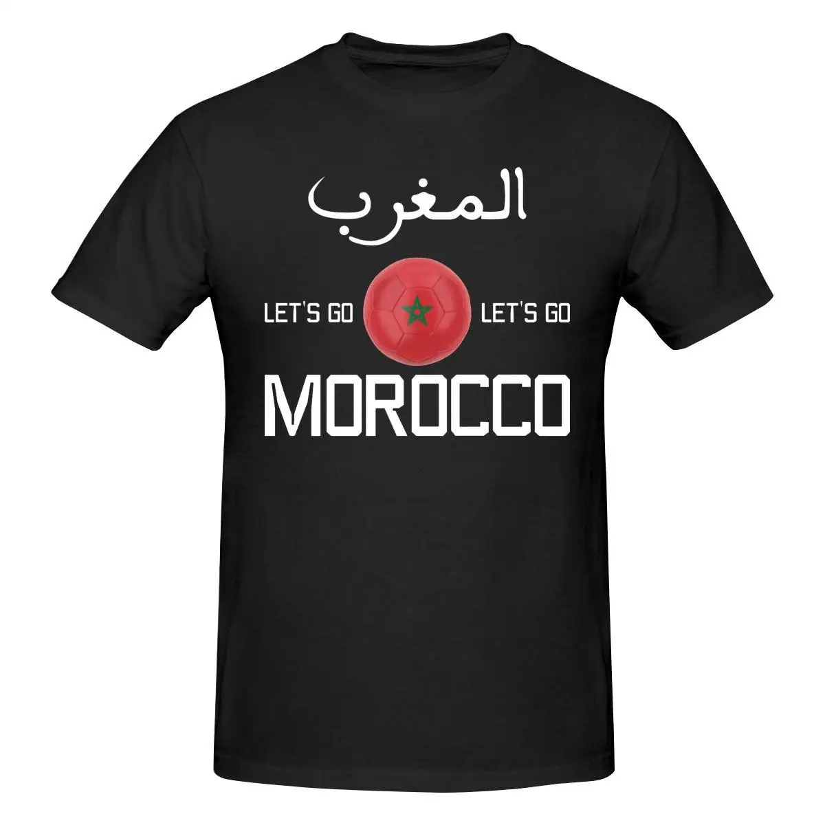 Kingdom Of Morocco Royaume Du Maroc Let's Go T Shirt Cotton Crewneck Short Sleeve Custom T Shirt Homme
Kingdom Of Morocco Royaume Du Maroc Let's Go T Shirt Cotton Crewneck Short Sleeve Custom T Shirt Homme
