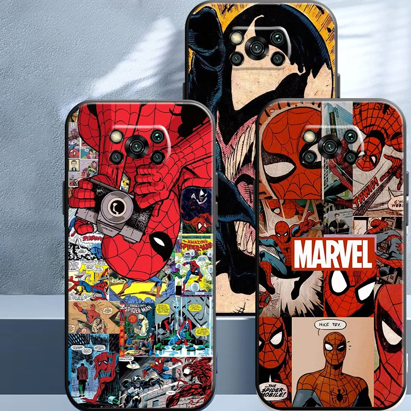Spiderman Venom Comics For Xiaomi Poco M3 X3 Pro NFC X3 F3 GT Phone Case Funda Shell Carcasa Coque Liquid Silicon Black Back 
Spiderman Venom Comics For Xiaomi Poco M3 X3 Pro NFC X3 F3 GT Phone Case Funda Shell Carcasa Coque Liquid Silicon Black Back
