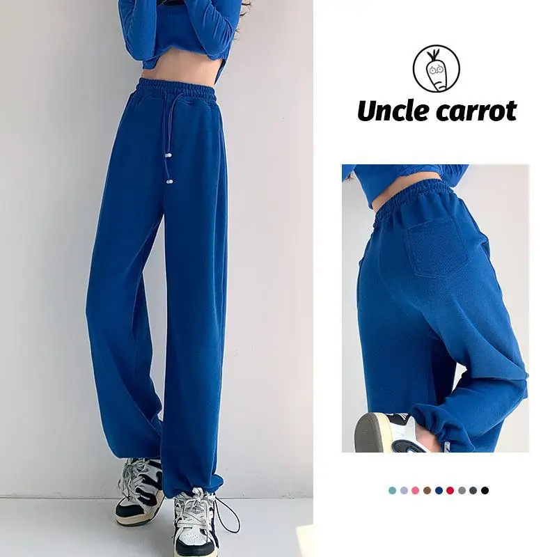 New Blue Sweatpants for Women Autumn Baggy Pants High Waist Jogger Wide Leg Trousers Women's Sports Pants Winter Sweatpants
New Blue Sweatpants for Women Autumn Baggy Pants High Waist Jogger Wide Leg Trousers Women's Sports Pants Winter Sweatpants