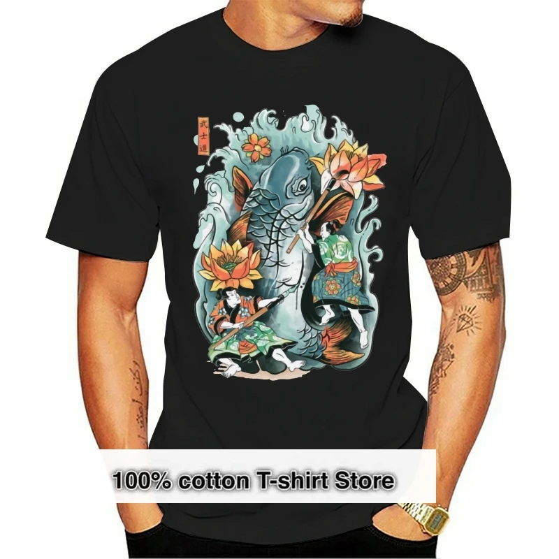 Футболка мужская с принтом рыбок и лотосов, топ с коротким рукавом, рубашка в стиле самурайского духа, белый топ на День Благодарения, лето
Футболка мужская с принтом рыбок и лотосов, топ с коротким рукавом, рубашка в стиле самурайского духа, белый топ на День Благодарения, лето