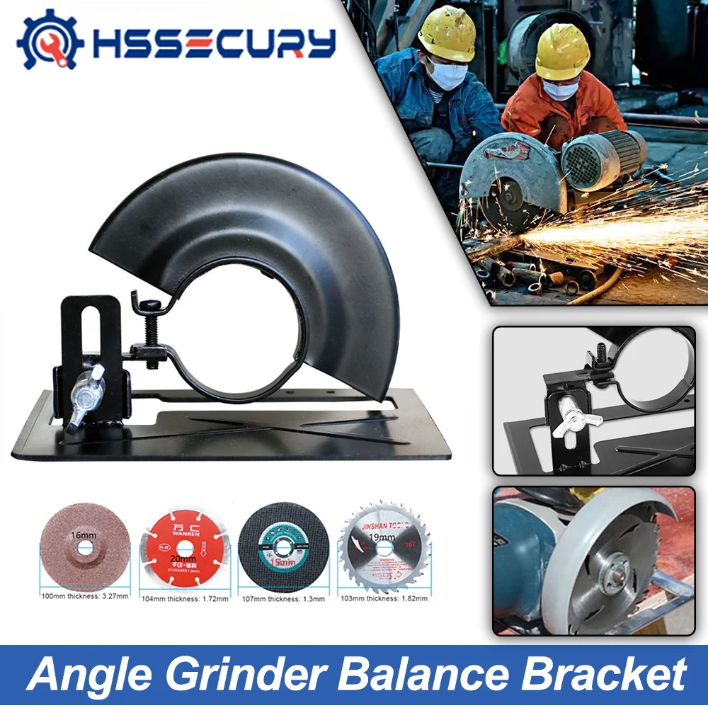 Angle Grinder Balance Bracket Holder Adjustable Metal Thickened Steel Cutting Machine Base Protection Cover DIY Woodworking Tool
Angle Grinder Balance Bracket Holder Adjustable Metal Thickened Steel Cutting Machine Base Protection Cover DIY Woodworking Tool