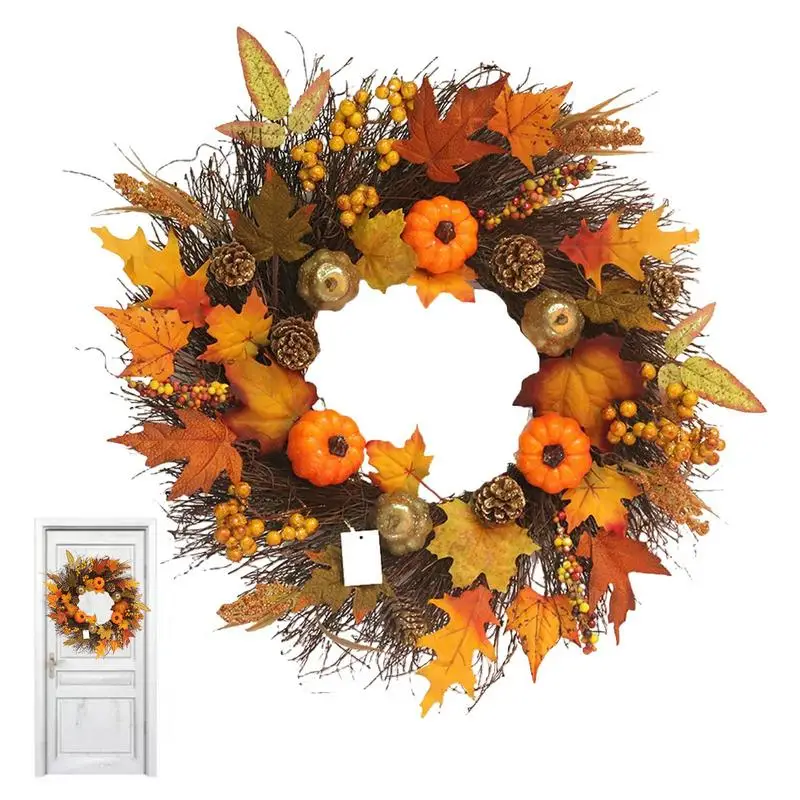Fall Wreaths For Front Door Realistic Thanksgiving Day Front Door Fall Wreath Household Pinecones Hanger For Garden Porch
Fall Wreaths For Front Door Realistic Thanksgiving Day Front Door Fall Wreath Household Pinecones Hanger For Garden Porch