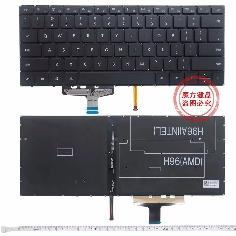 

New US Keyboard Backlit for Huawei MateBook 13 HN-W19L HN-W19R WRT-W09 WRT-W19 W29 W29L WRTB-WFE9L VLT-W50 VLT-W60 9Z.NEWBN.00Q