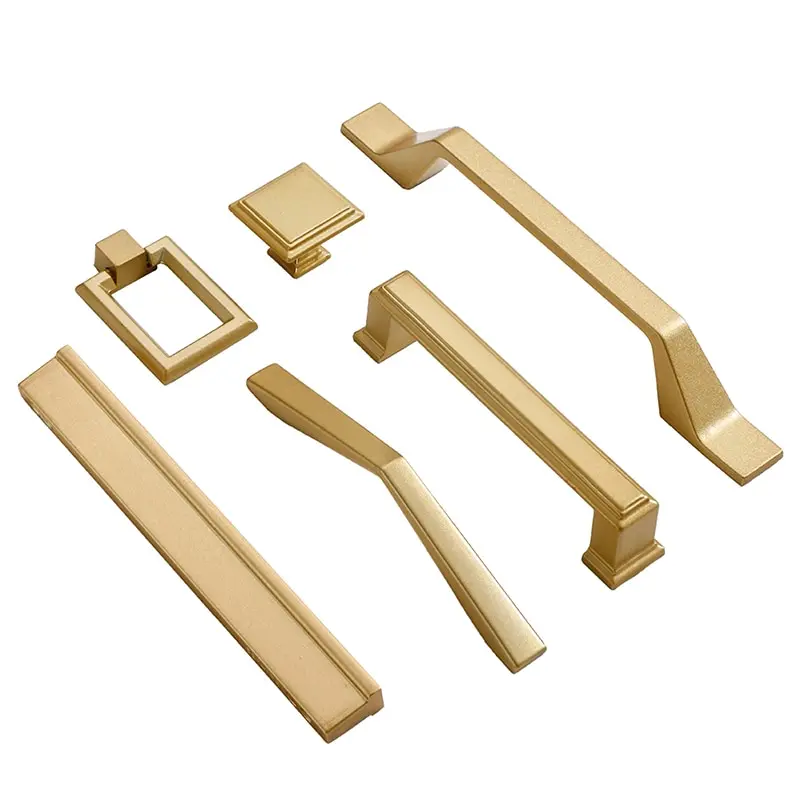 Simple Style Matte Gold Cabinet Handles Solid Hardware Aluminum Alloy Kitchen Cabinet Handles Drawer Handles Furniture Handles
Simple Style Matte Gold Cabinet Handles Solid Hardware Aluminum Alloy Kitchen Cabinet Handles Drawer Handles Furniture Handles