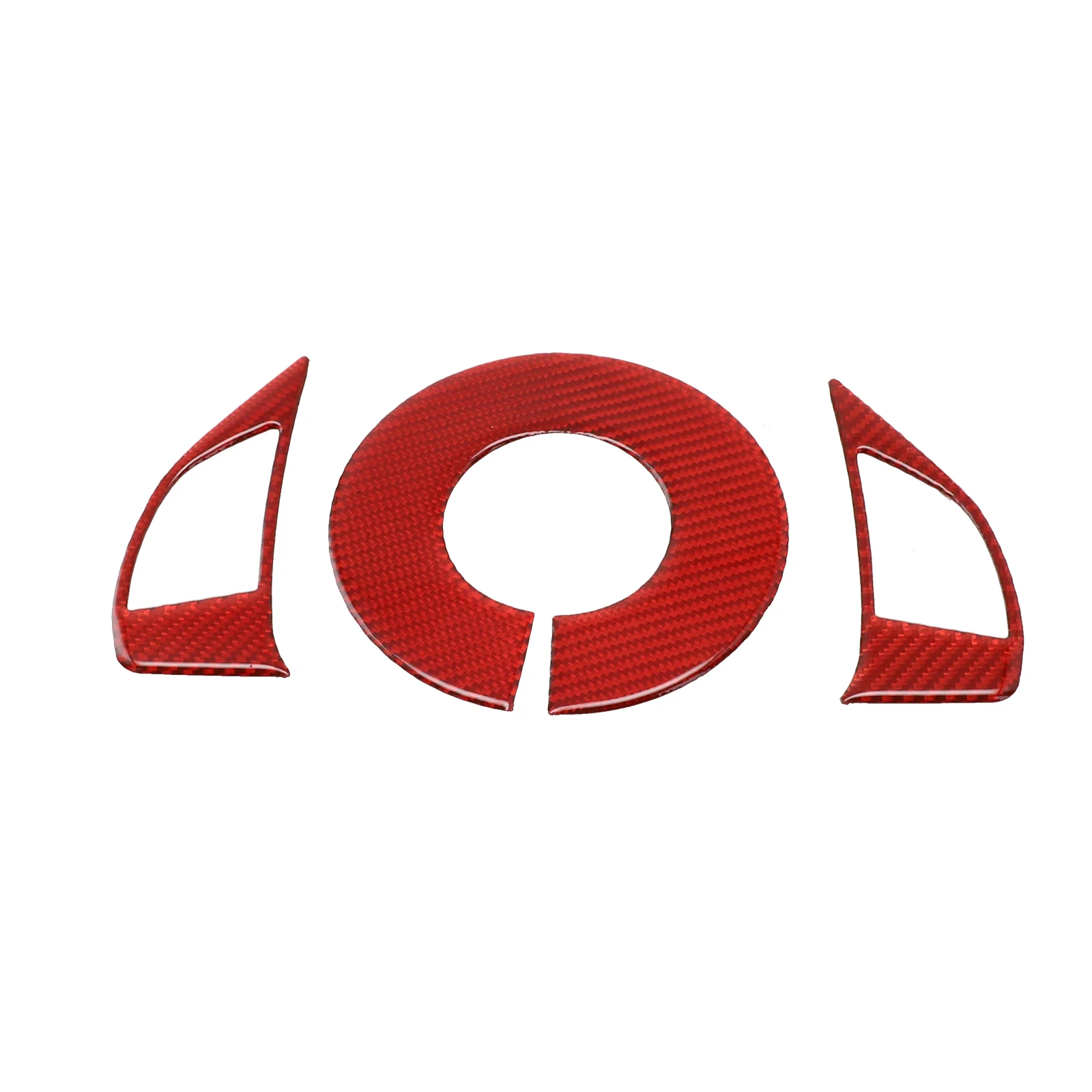 3Pcs Red Carbon Fiber Interior Steering Wheel Accent Cover Trim Fits For Fiat 500 DIY Mouldings Car Interior Accessories
3Pcs Red Carbon Fiber Interior Steering Wheel Accent Cover Trim Fits For Fiat 500 DIY Mouldings Car Interior Accessories
