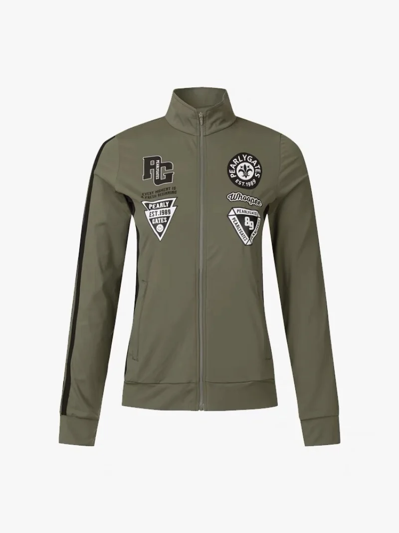 Пальто женское тонкое в Корейском стиле для гольфа, удобное короткое пальто на молнии с принтом алфавита и воротником-стойкой, для игры в гольф 
Пальто женское тонкое в Корейском стиле для гольфа, удобное короткое пальто на молнии с принтом алфавита и воротником-стойкой, для игры в гольф