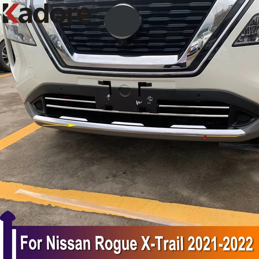For Nissan Rogue X-trail 2021 2022 Chrome Front Lower Bumper Grille Bottom Cover Protector Strip Trim Exterior Accessories
For Nissan Rogue X-trail 2021 2022 Chrome Front Lower Bumper Grille Bottom Cover Protector Strip Trim Exterior Accessories