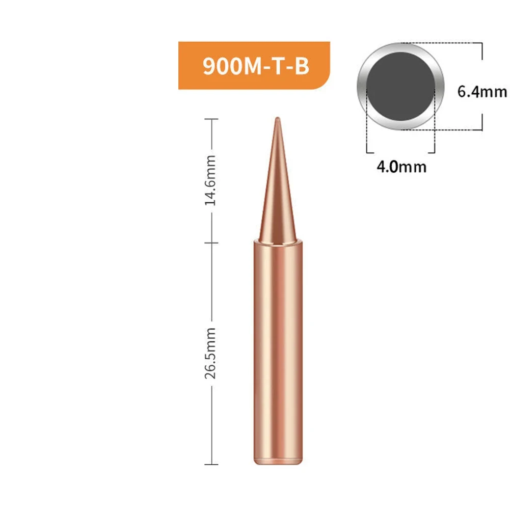 Durable Hot Sale Newest Reliable Useful Tools Soldering Iron Tip 900M-T 10PCS 200~480℃ 4mm 6mm 900M-T 900M-T-B
Durable Hot Sale Newest Reliable Useful Tools Soldering Iron Tip 900M-T 10PCS 200~480℃ 4mm 6mm 900M-T 900M-T-B