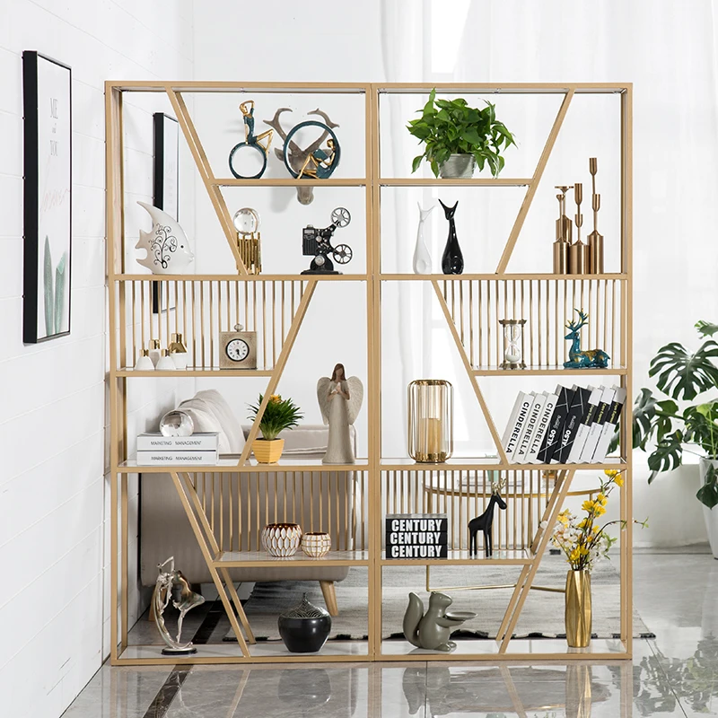 Nordic golden shelf modern minimalist creative bookshelf display stand living room floor decoration shelf partition shelf
Nordic golden shelf modern minimalist creative bookshelf display stand living room floor decoration shelf partition shelf