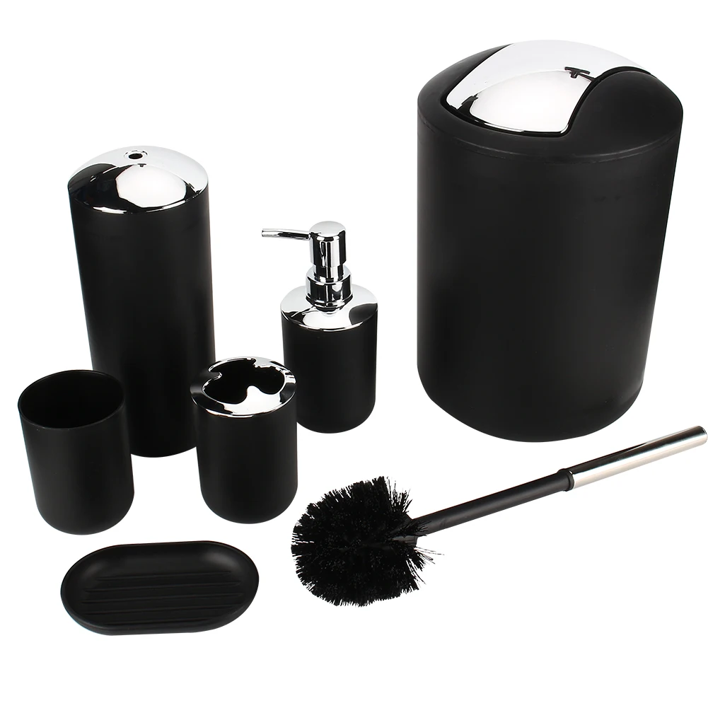 Bathroom Accessories Elegant Bathroom Set Toothbrush Holder Trash Can Soap DishBathroom Accessories
Bathroom Accessories Elegant Bathroom Set Toothbrush Holder Trash Can Soap DishBathroom Accessories