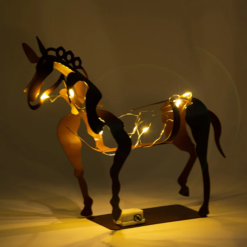 Horse Ornaments Adonis Openwork Sculpture Desktop Iron Metal Horse Statue Handmade Art Craft Home Office Decoration Gift
Horse Ornaments Adonis Openwork Sculpture Desktop Iron Metal Horse Statue Handmade Art Craft Home Office Decoration Gift
