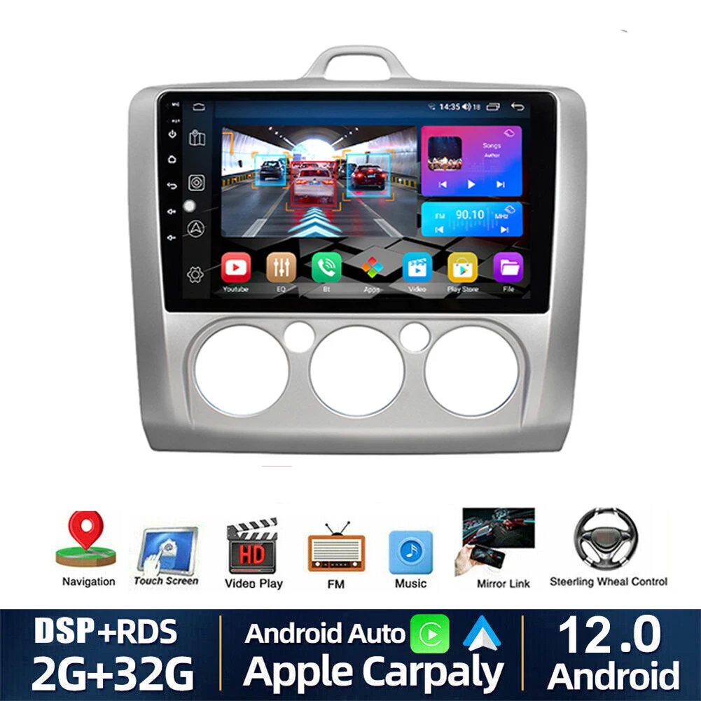 Carplay 9 "2 Din 4G + WiFi автомобильное радио для Ford Focus Exi MT AT 2004-2011 мультимедийный плеер Android 12 GPS-навигация головное устройство 2din 
Carplay 9 "2 Din 4G + WiFi автомобильное радио для Ford Focus Exi MT AT 2004-2011 мультимедийный плеер Android 12 GPS-навигация головное устройство 2din