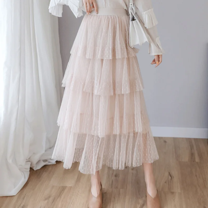Spring Autumn Gauze Pleated Skirt Young Women 2022 New Mid-length Yarn Cupcake Skirt Ins Sweet Ladies Long Skirts RXHBSQ786
Spring Autumn Gauze Pleated Skirt Young Women 2022 New Mid-length Yarn Cupcake Skirt Ins Sweet Ladies Long Skirts RXHBSQ786