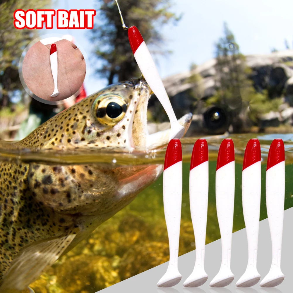 10pc Soft Lure 5.5/7/9/6.3cm Silicon Swimbaits isca Artificial Worm Soft Bait Fish Wobblers Bass Carp Flying Fishing Lure T Tail
10pc Soft Lure 5.5/7/9/6.3cm Silicon Swimbaits isca Artificial Worm Soft Bait Fish Wobblers Bass Carp Flying Fishing Lure T Tail