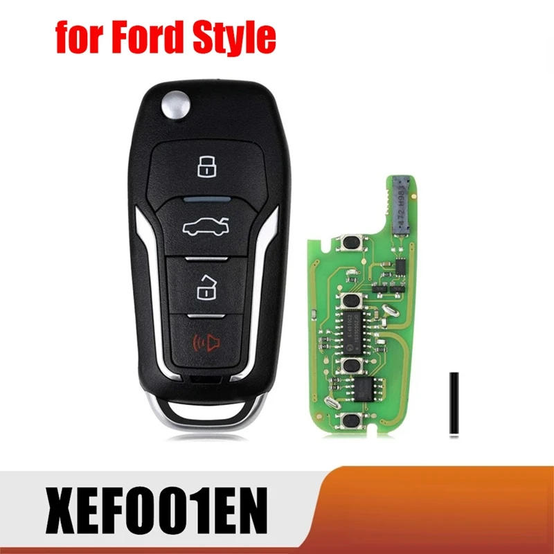 Xhorse XEFO01EN Universal Super Key Fob Flip 4 Buttons For Ford Sytle Built-In Super Chip For VVDI Key Tool
Xhorse XEFO01EN Universal Super Key Fob Flip 4 Buttons For Ford Sytle Built-In Super Chip For VVDI Key Tool