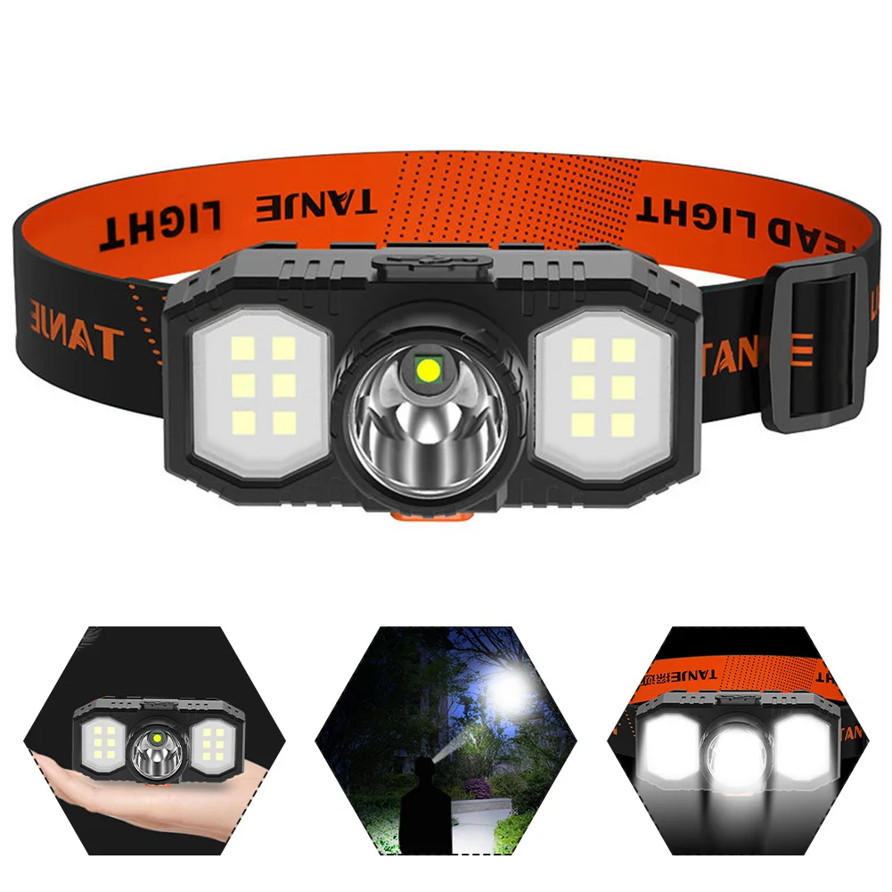 Waterproof Headlight Super Bright Headlight LED USB Charging Headlight Waterproof Head-Mounted Flashlight For Fishing Hiking
Waterproof Headlight Super Bright Headlight LED USB Charging Headlight Waterproof Head-Mounted Flashlight For Fishing Hiking