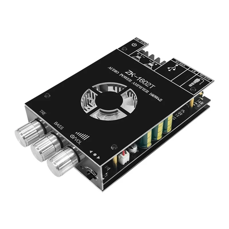 BT Power Amplifier Board with Subwoofer 2.0 Channel 160W×2 Audio Power Amplifier Module with Treble & Bass Control
BT Power Amplifier Board with Subwoofer 2.0 Channel 160W×2 Audio Power Amplifier Module with Treble & Bass Control
