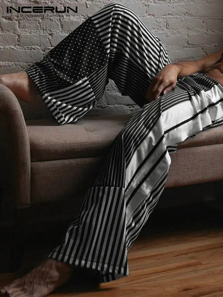 INCERUN 2022 Fashion Well Fitting New Men Loose Breathable Striped Pantalons Stylish Sexy Male Polka Dot Printing Trousers S-5XL
INCERUN 2022 Fashion Well Fitting New Men Loose Breathable Striped Pantalons Stylish Sexy Male Polka Dot Printing Trousers S-5XL