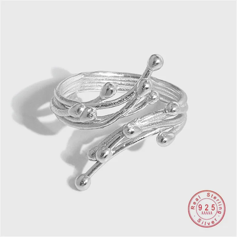 AIDE Korean Simple Flowing Texture S925 Sterling Silver Open Ring Women Fashion Personality Party Jewelry Accessories
AIDE Korean Simple Flowing Texture S925 Sterling Silver Open Ring Women Fashion Personality Party Jewelry Accessories