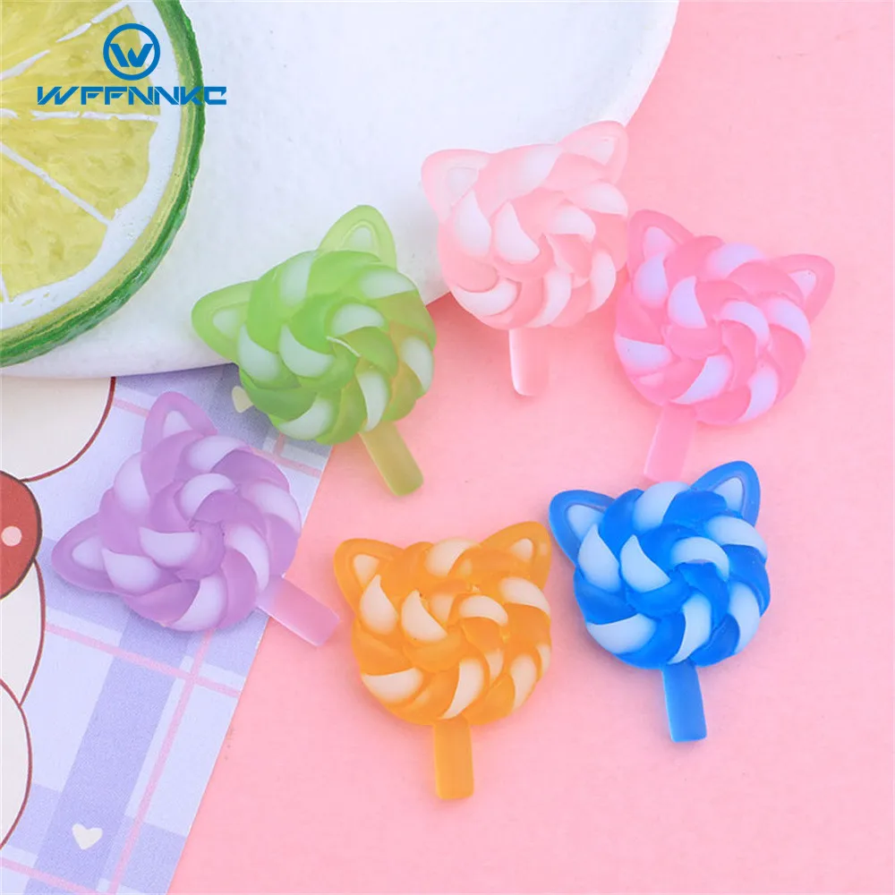 WFFNNKC 20Pcs Cartoon Ear Lollipop Resin Flatback Cabochon Hairpin Clothing Jewelry Decoration Charm DIY Dollhouse Toy Accessory
WFFNNKC 20Pcs Cartoon Ear Lollipop Resin Flatback Cabochon Hairpin Clothing Jewelry Decoration Charm DIY Dollhouse Toy Accessory