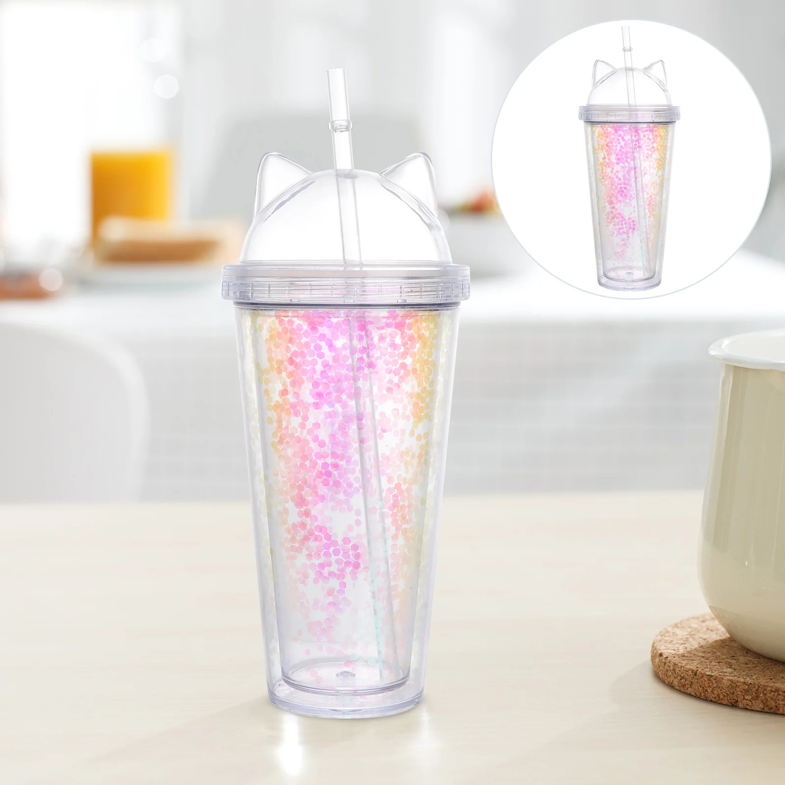 Tea Cup Tumbler Coffee Glasses Glass Tumbler Lid Water Cups Straw Clear Coffee Cups Lids Plastic Cup Travel Coffee Cup
Tea Cup Tumbler Coffee Glasses Glass Tumbler Lid Water Cups Straw Clear Coffee Cups Lids Plastic Cup Travel Coffee Cup