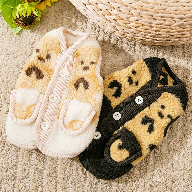 Cute Fleec Pet Dog Clothes Winter Warm Dog Jacket Fashion Pet Puppy Clothes Bear Cat Vest Coat French Bulldog Clothing for Dogs
Cute Fleec Pet Dog Clothes Winter Warm Dog Jacket Fashion Pet Puppy Clothes Bear Cat Vest Coat French Bulldog Clothing for Dogs