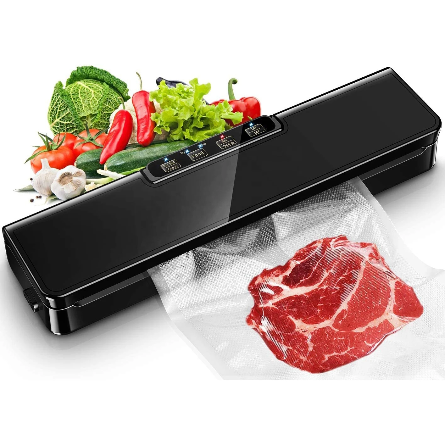 Вакуумная упаковочная машина для пищевых продуктов, рулоны и вакуумные пакеты для хранения продуктов
Вакуумная упаковочная машина для пищевых продуктов, рулоны и вакуумные пакеты для хранения продуктов