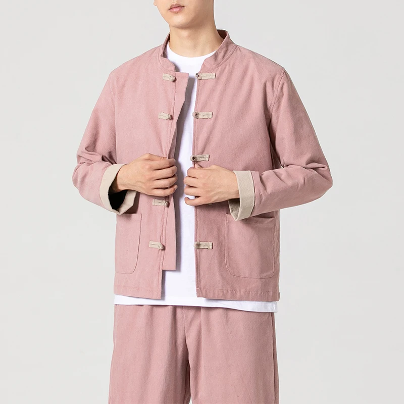 Мужской вельветовый костюм Hanfu Tang, рубашка, куртка с длинным рукавом в стиле ретро, брендовая бейсбольная Униформа с пряжкой, Молодежная кур...
Мужской вельветовый костюм Hanfu Tang, рубашка, куртка с длинным рукавом в стиле ретро, брендовая бейсбольная Униформа с пряжкой, Молодежная кур...