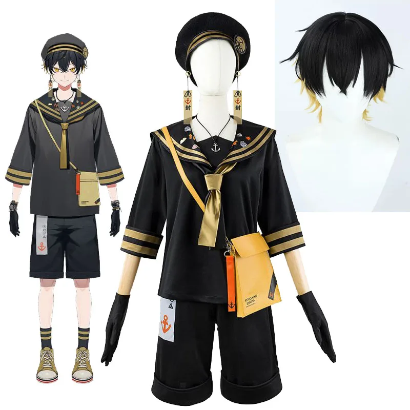 Holostars Yatogami Fuma Cosplay Costume UPROAR!! Anime Clothing Togamin Wig Headwear Halloween Party VTuber Sailor Uniform
Holostars Yatogami Fuma Cosplay Costume UPROAR!! Anime Clothing Togamin Wig Headwear Halloween Party VTuber Sailor Uniform