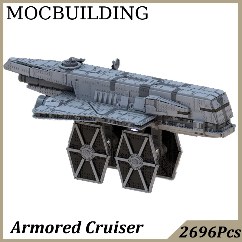 Модель корабля MOC, армированный Круизер, дисплей, космический корабль, строительные блоки, строительные игрушки коллекция подарков на день рождения Рождество
Модель корабля MOC, армированный Круизер, дисплей, космический корабль, строительные блоки, строительные игрушки коллекция подарков на день рождения Рождество