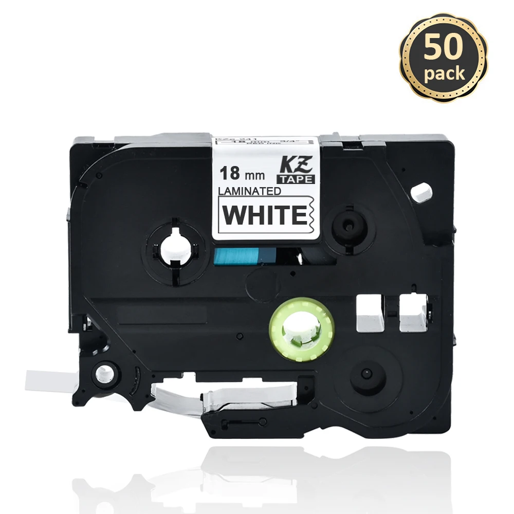 CIDY 50pcs/lot Compatible Tze 241 TZ 241 TZ241 TZE241 Black on white Laminated Label Tape for Brother P touch tz-241 tze-241
CIDY 50pcs/lot Compatible Tze 241 TZ 241 TZ241 TZE241 Black on white Laminated Label Tape for Brother P touch tz-241 tze-241