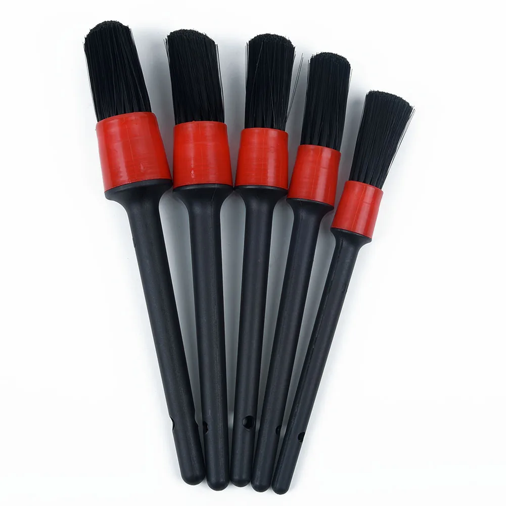 5x Car Detailing Clean Brush Black + Red Soft Practical Dry Wet Interior Space Durable Brushes Soft Care Supplies Tool
5x Car Detailing Clean Brush Black + Red Soft Practical Dry Wet Interior Space Durable Brushes Soft Care Supplies Tool