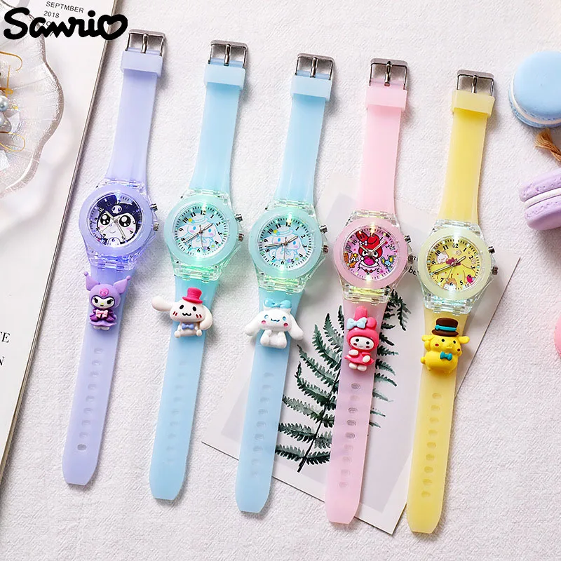 Sanrio My Melody Watches Silicone Strap Quartz Watch Cartoon Kawaii Electronic Luminous Children Student Girl Wristwatch Clock
Sanrio My Melody Watches Silicone Strap Quartz Watch Cartoon Kawaii Electronic Luminous Children Student Girl Wristwatch Clock