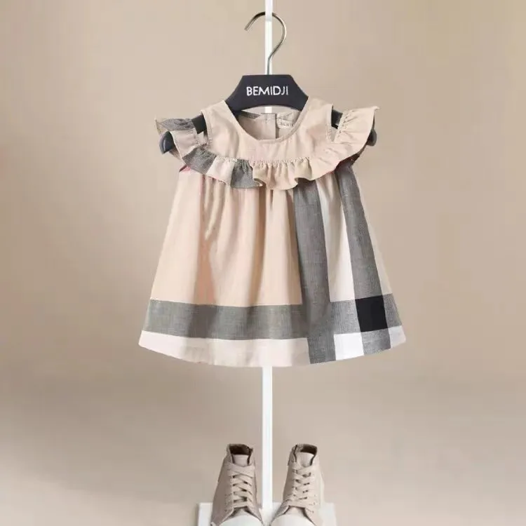 New Summer Dress for Baby Girl Sleeveless Ribbons Plaid Fashion Dress Princess Dresses 1st Birthday Dress for Baby Girl Clothes
New Summer Dress for Baby Girl Sleeveless Ribbons Plaid Fashion Dress Princess Dresses 1st Birthday Dress for Baby Girl Clothes