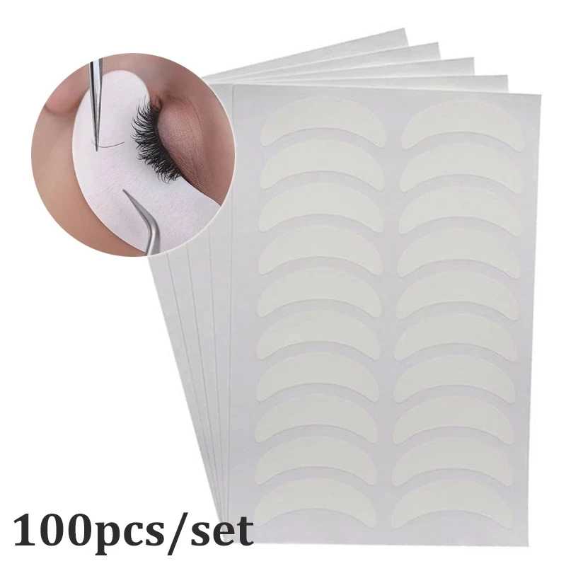 

100p/set New Paper Patches Eyelash Under Eye Pads Lash Grafting Eyelash Extension Eye Tips Sticker Wraps Make Up Tools Wholesale