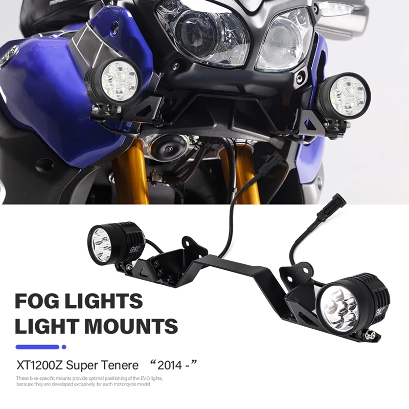 Motorcycle Spotlight Holder Fog Lamp with Mounts Auxiliary Bracket for Yamaha XT1200Z XTZ 1200 Super Tenere 2014 +
Motorcycle Spotlight Holder Fog Lamp with Mounts Auxiliary Bracket for Yamaha XT1200Z XTZ 1200 Super Tenere 2014 +