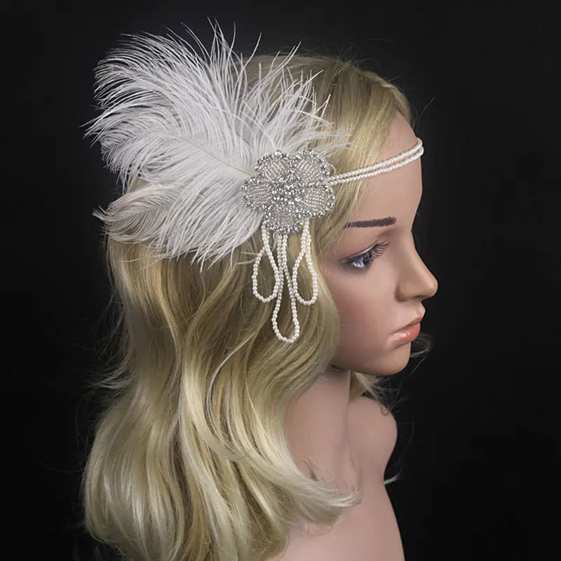 Hair Accessories For Women Girls Black Headband Rhinestone Sequin Vintage Party Headpiece Beaded Flapper Hair Feather Headband
Hair Accessories For Women Girls Black Headband Rhinestone Sequin Vintage Party Headpiece Beaded Flapper Hair Feather Headband