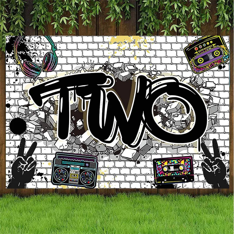 Hip Hop Theme 2nd Birthday Backdrop Two Legit to Quit Party Decoration Photography Background Graffiti Wall 2nd Bday Photobooth
Hip Hop Theme 2nd Birthday Backdrop Two Legit to Quit Party Decoration Photography Background Graffiti Wall 2nd Bday Photobooth