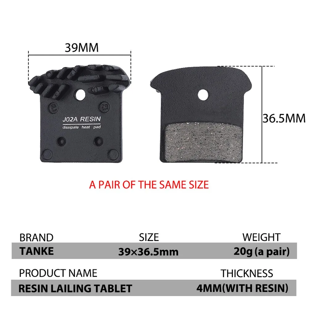 1 Pair Disc Brake Pads Hot Sale MT1 Pair Disc Brake Pads Hot Sale MTB J02A Resin Cooling Fin Ice Tech Disc Brake Placement Parts
1 Pair Disc Brake Pads Hot Sale MT1 Pair Disc Brake Pads Hot Sale MTB J02A Resin Cooling Fin Ice Tech Disc Brake Placement Parts