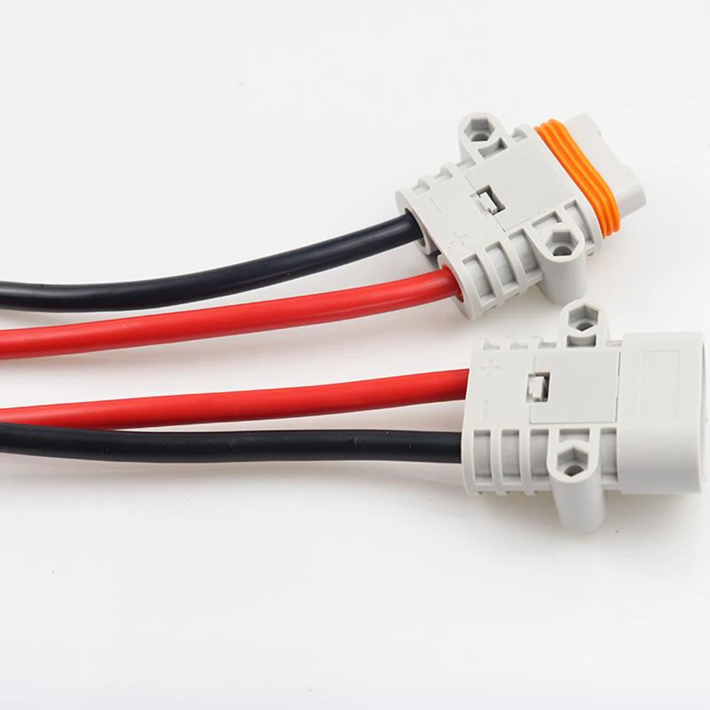Connector With Cable & Terminal For Anderson 50A 600V 6 AWG Grey Forklift Cable Power Connectors PPOUL94-V0 12cm Straight Plug
Connector With Cable & Terminal For Anderson 50A 600V 6 AWG Grey Forklift Cable Power Connectors PPOUL94-V0 12cm Straight Plug